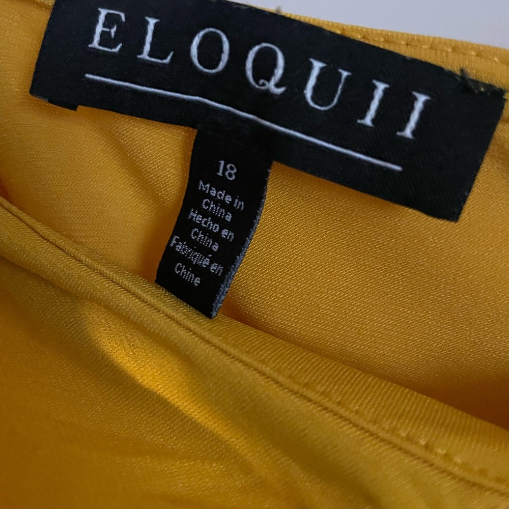 Eloquii Dress, sunflower color! Perfect for most seasons!